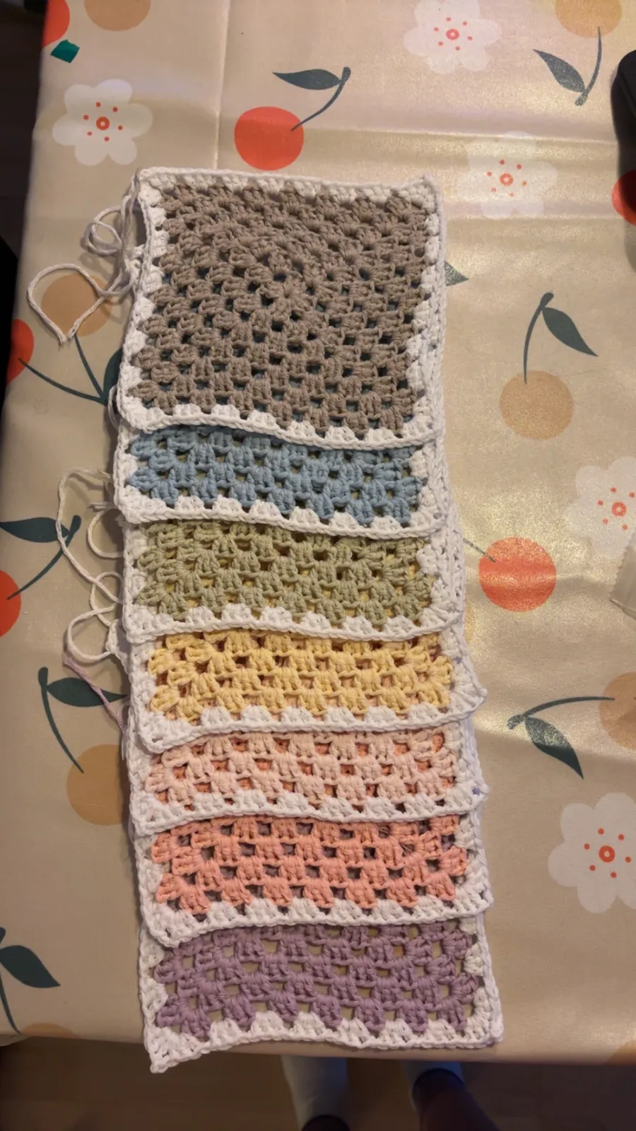 Farverne samlet – Arctic Squares Blanket