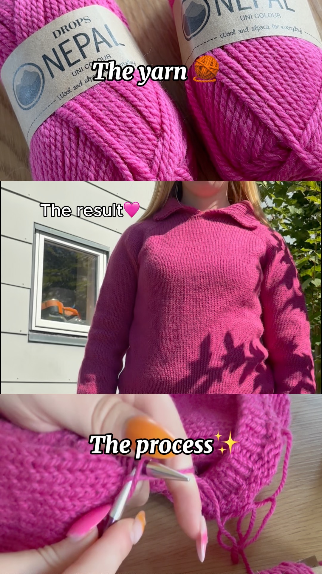 🧶 Easy Polo Sweater from @easyasknit 

Finally finished a WIP that has been sitting in...