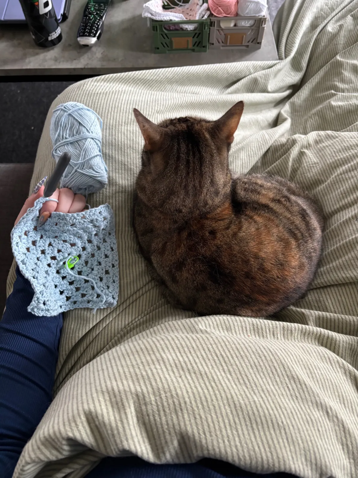 Hækling med selskab – Arctic Squares Blanket
