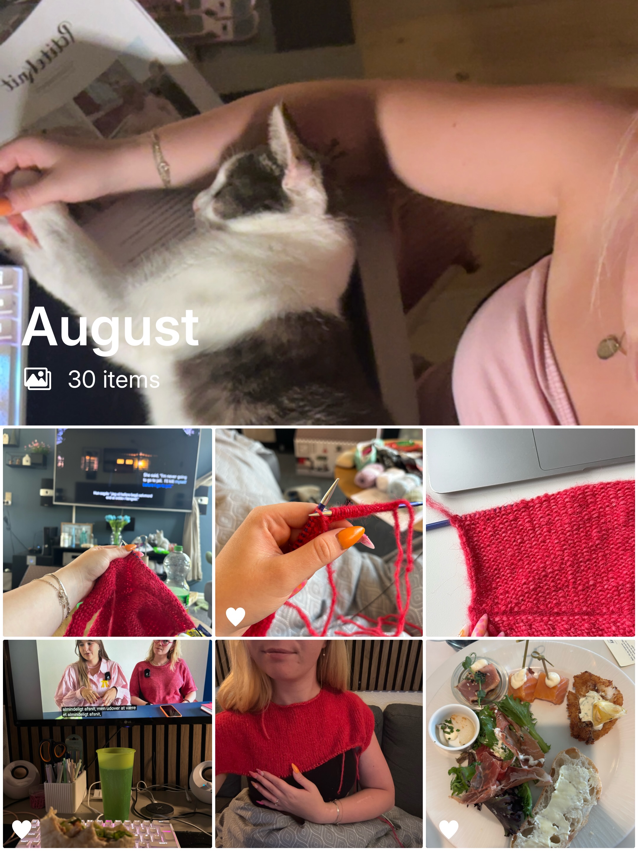 August has been all about knitting, creating & cozy moments 🧶❤️

From casting on my fi...